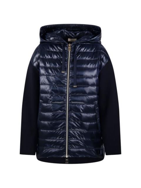 Herno hooded quilted coat