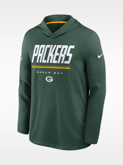 Nike Green Bay Packers Sideline Men's Nike Dri-FIT NFL Long-Sleeve Hooded Top