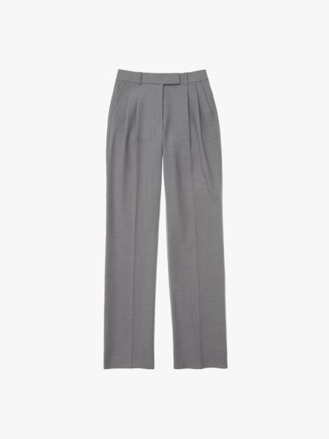 Helmut Lang PLEATED STRETCH WOOL PANT