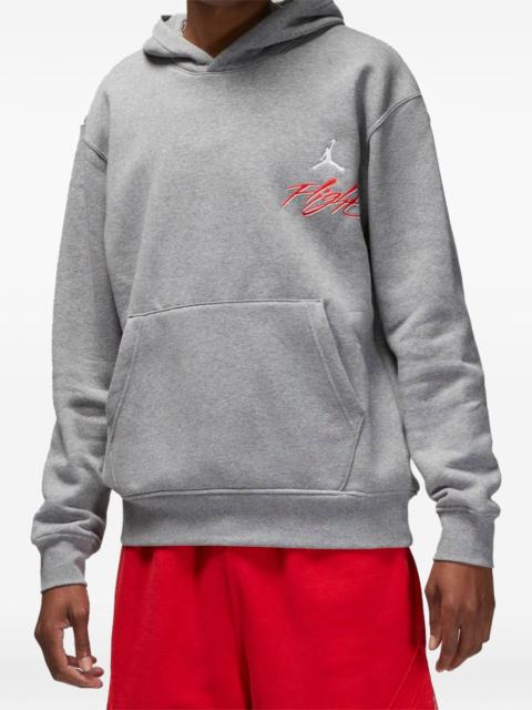 Jordan flight-print hoodie
