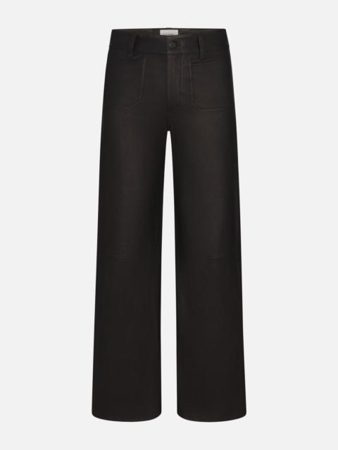 FRAME Leather Slim Palazzo Modernist Pocket