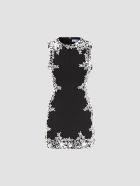 Hill House Home Women's The Rue Dress - Black With Ivory Lace