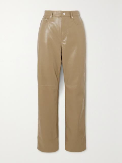 Nanushka + Net Sustain Vinni Cropped Okobor Straight-leg Pants