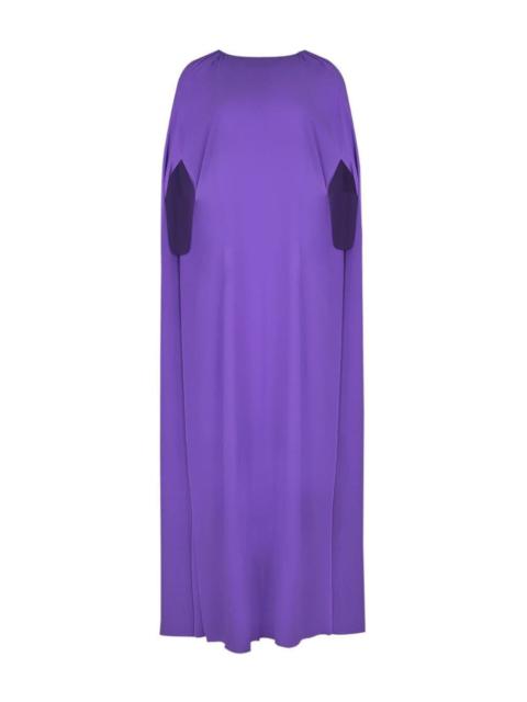 Marco pleated cape maxi dress