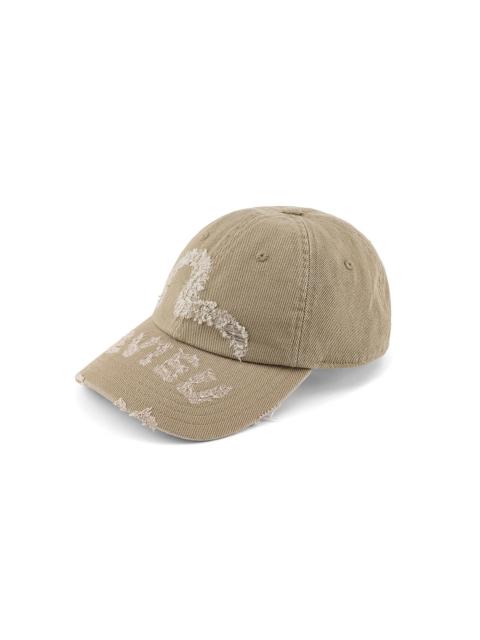 EVISU Grinding Distressed Logo Cap