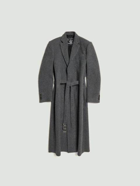 Y/Project Y Belt Brushed Wool Coat