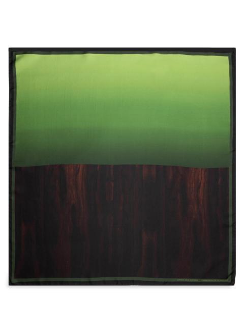 Dries Van Noten Women's Foulard Cannabis Patchouli Silk Scarf - Cannabis Patch