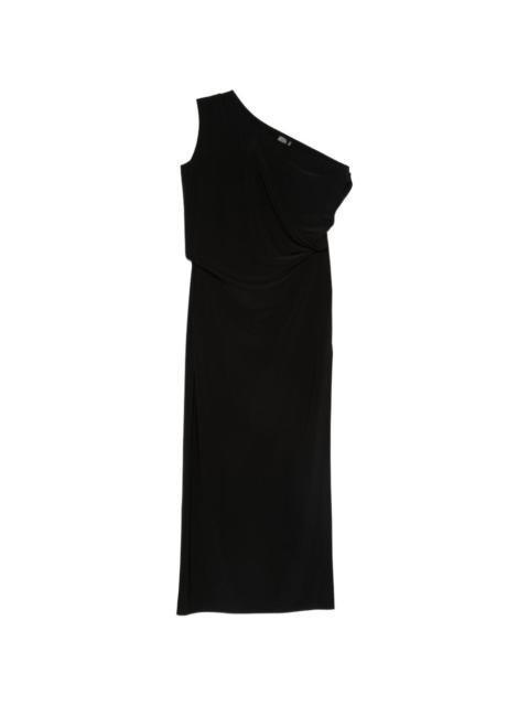 NORMA KAMALI one-shoulder draped maxi dress