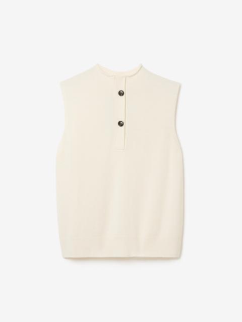 House of Dagmar Sleeveless Knit top cashmere blend