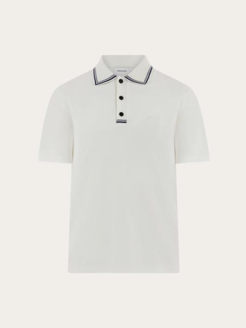 FERRAGAMO Short sleeved polo shirt