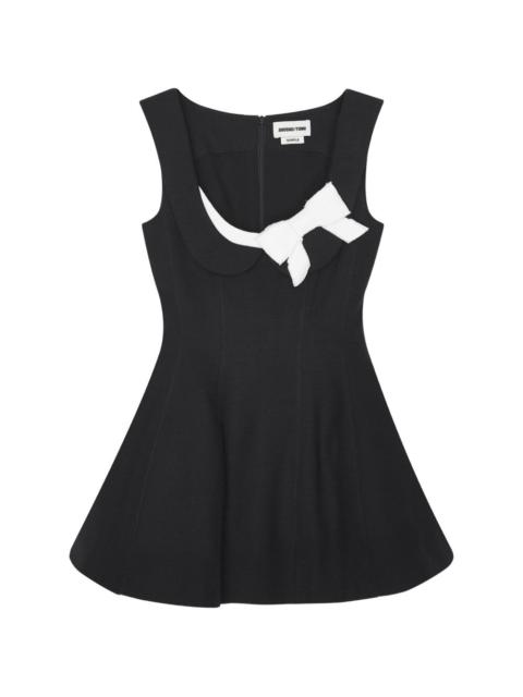 SHUSHU/TONG bow-embellishment midi dress