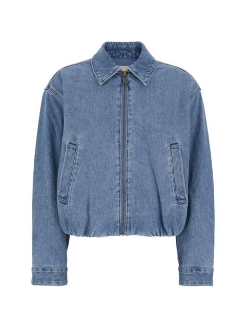 MICHAEL KORS zip-up denim jacket