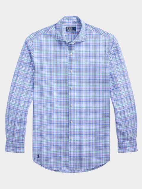 Polo Ralph Lauren Men's Classic-Fit Checked Poplin Sport Shirt