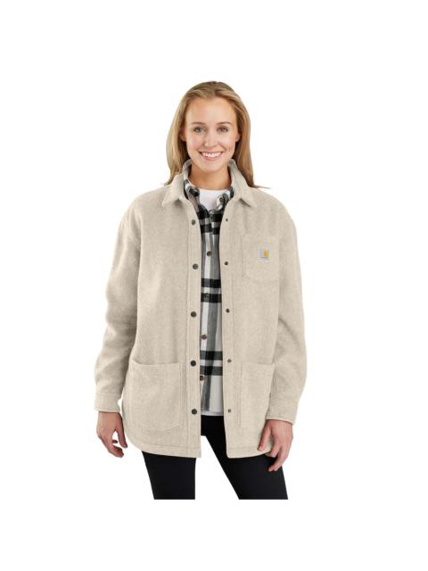 Carhartt Women's Loose Fit Brushed Fleece Shirt Jac
