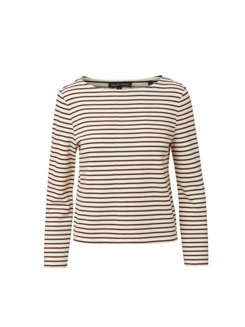 VERONICA BEARD HOVEY STRIPED TOP
