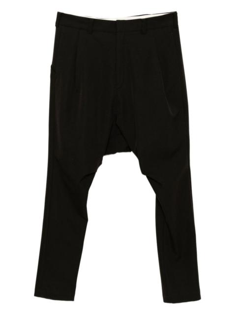 Devoa drop-crotch wool trousers