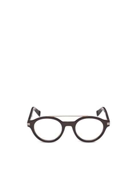 ZEGNA round-frame glasses