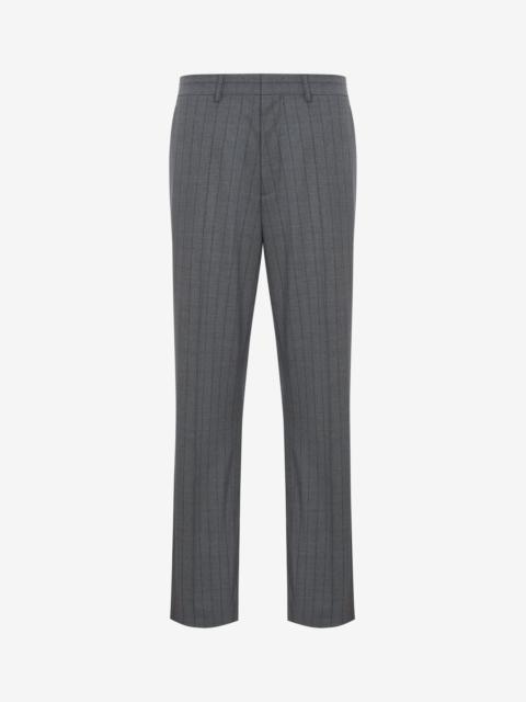 Moschino WOOL PINSTRIPE PANTS