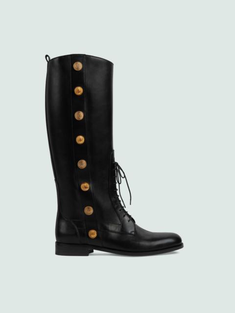 GUCCI Men's boot with buttons