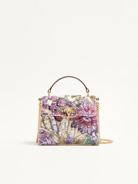 Valentino VALENTINO GARAVANI VSLING MINI EMBROIDERED HANDBAG