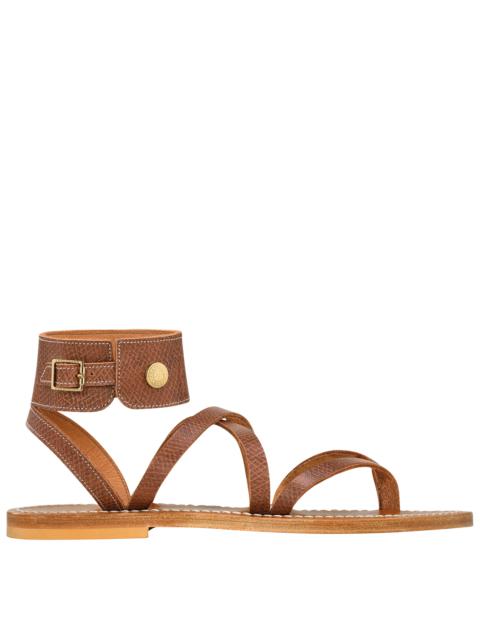 Longchamp Longchamp x K.Jacques Sandals Brown - Leather