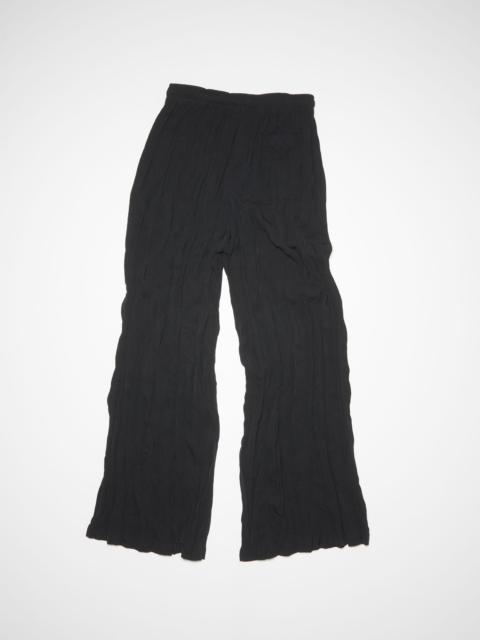 Acne Studios Satin trousers - Black