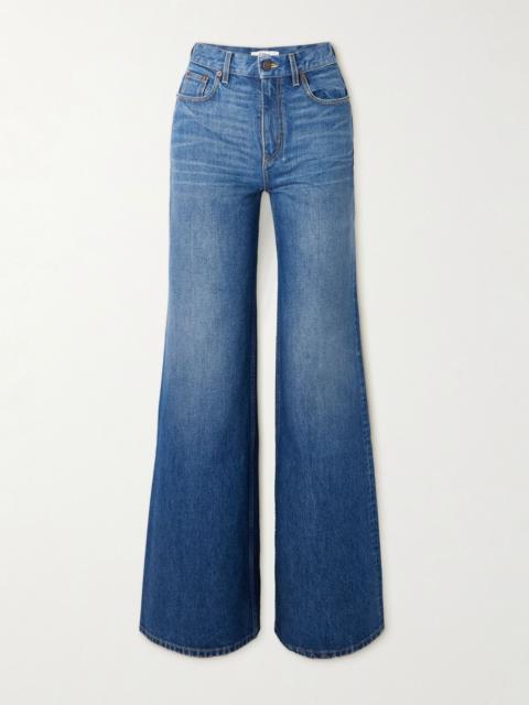 Chloé High-rise wide-leg jeans Mid denim