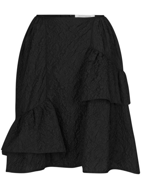 CECILIE BAHNSEN Vanilla Matelassé-effect Midi Skirt