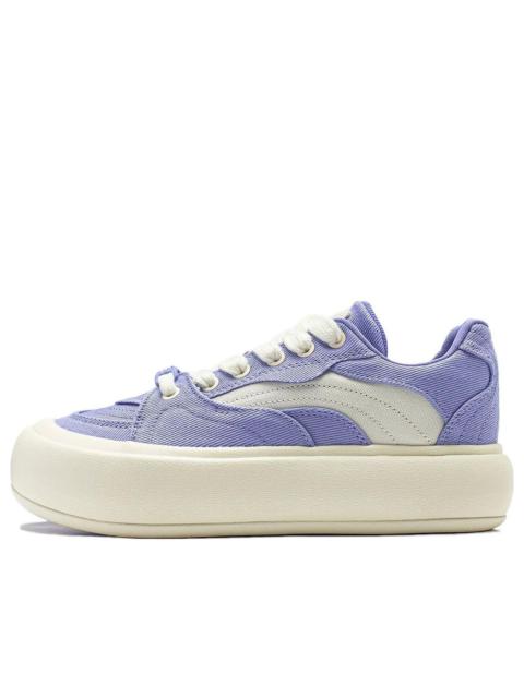 (WMNS) Li-Ning Puff Platform 'Purple Beige' AZGT026-8