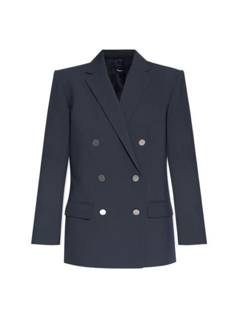 Theory shoulder-pads double-breasted blazer