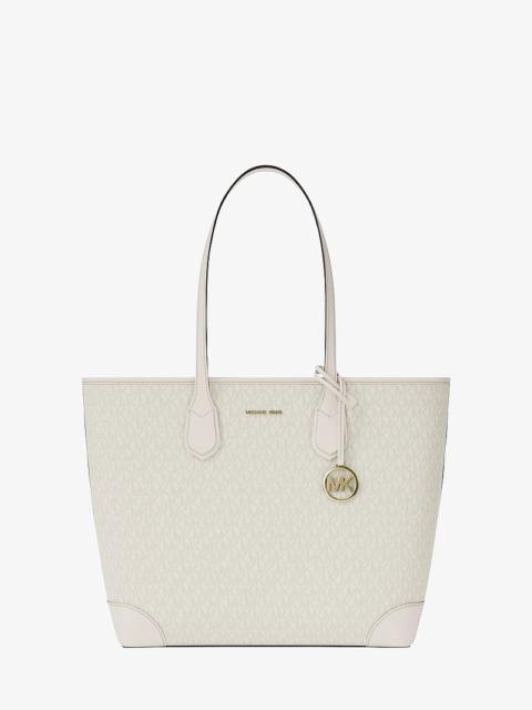 MICHAEL KORS Eva Large Signature Logo Tote Bag