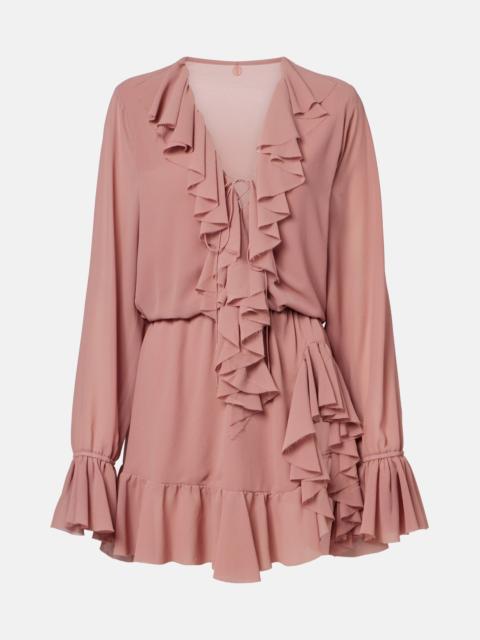 BANANHOT Bellen ruffled minidress