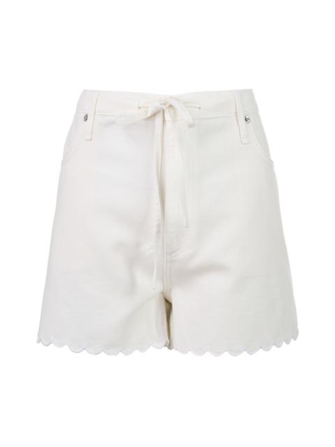 rag & bone Nolan Scallop Hem Shorts