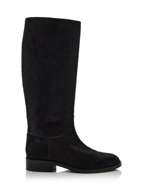 CO Calf Hair Riding Boot brown