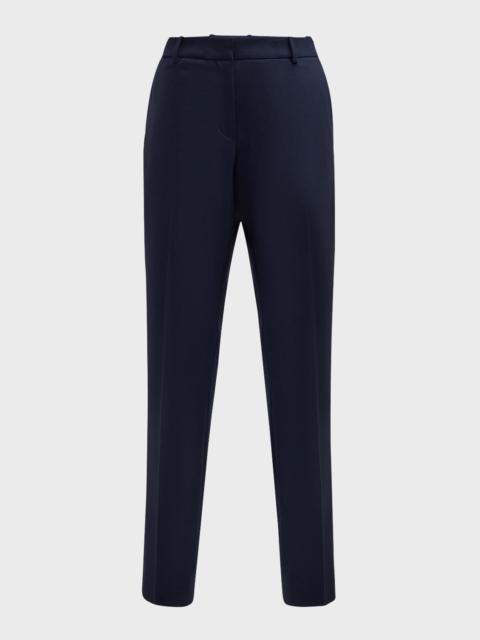 Lafayette 148 New York Clinton Cropped Stretch Wool Pants
