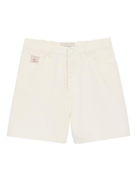 AMI Paris logo-patch shorts