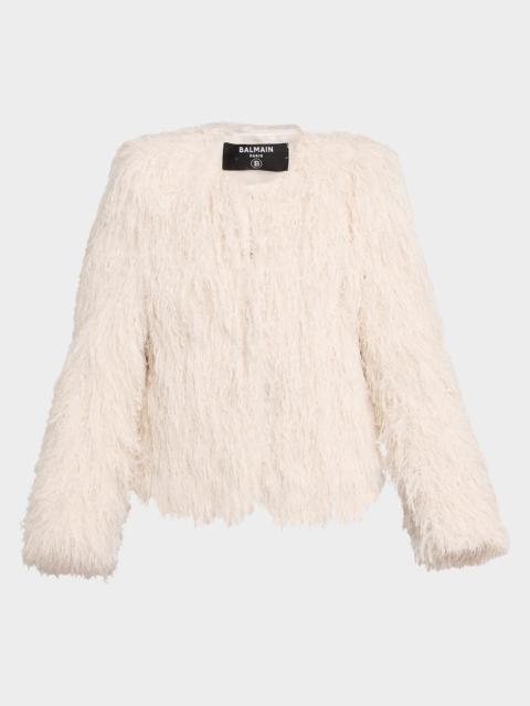 Balmain Fringed Jacket