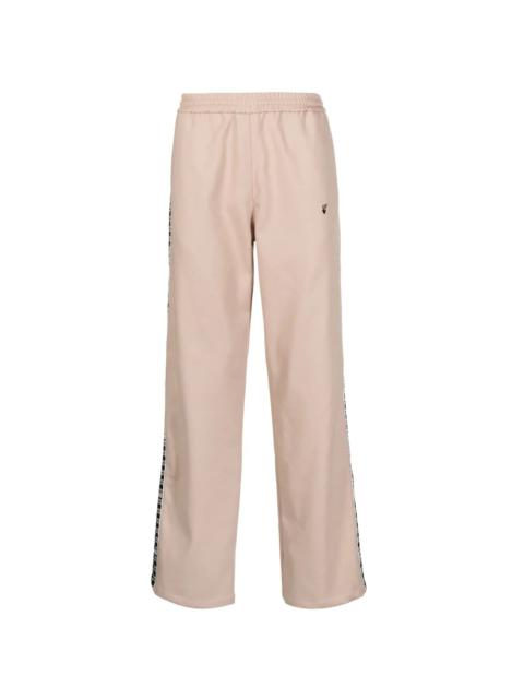 monogram band track pants