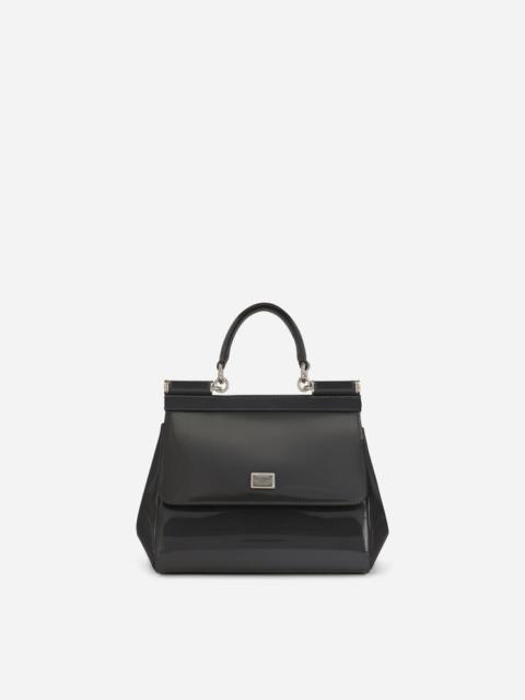 Small Sicily bag in polished calfskin