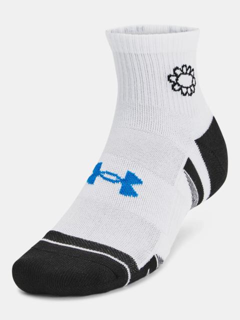 Under Armour Unisex UA Performance Tech 3-Pack Quarter Socks