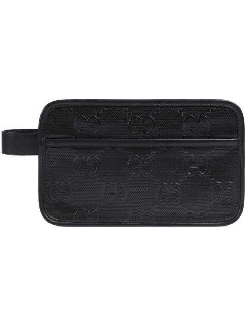 GUCCI Gucci GG Embossed Cosmetic Case Black
