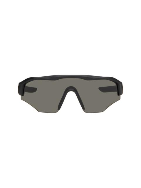 GUCCI Black Shield Sunglasses