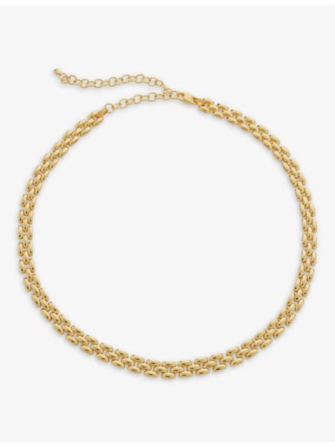 MONICA VINADER Heirloom recycled 18ct yellow gold-plated vermeil sterling-silver chain necklace