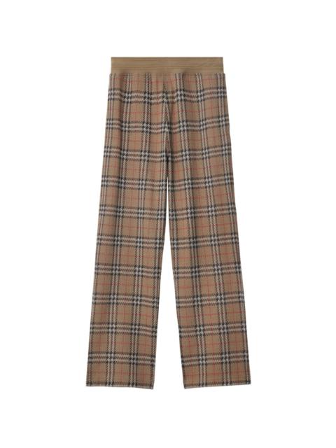 Burberry Check track pants