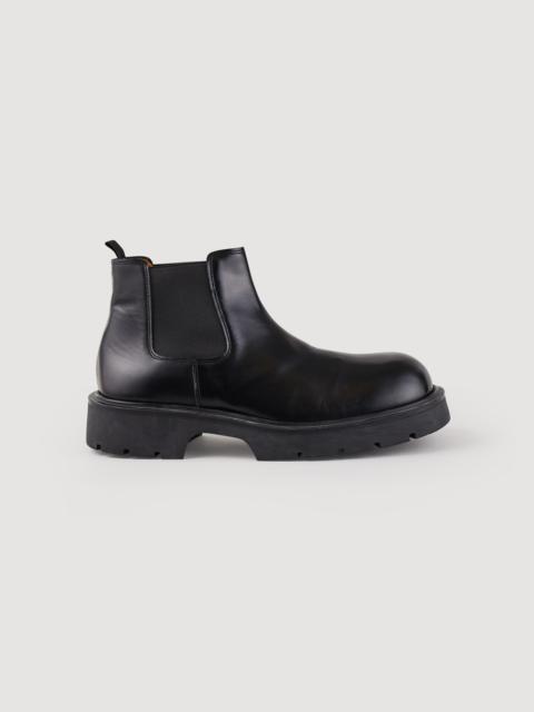 Sandro Leather ankle boots