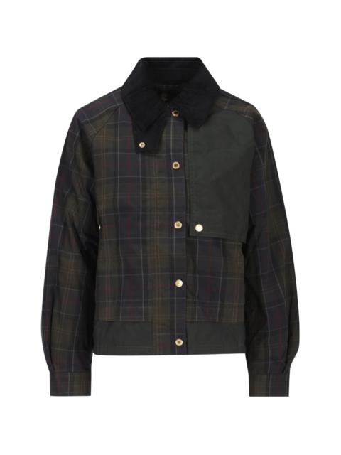 Barbour Barbour Truro Tartan-print Corduroy-collar Jacket