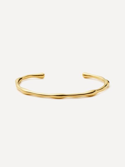 MISSOMA 18 Gold-Plated Molten Cuff Bracelet