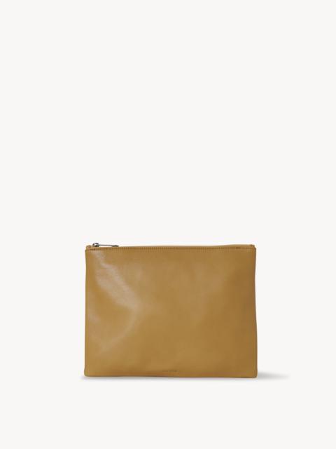 The Row Allegra Clutch in Leather