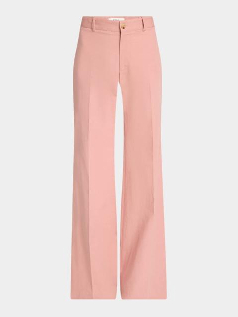 Chloé Flare Leg Canvas Pant