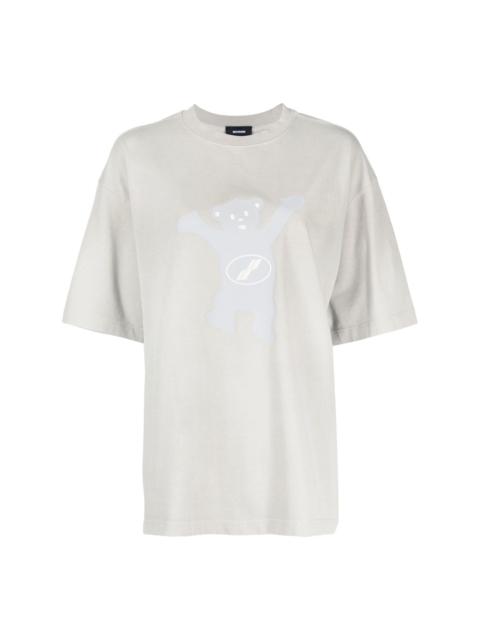 We11done logo print cotton T-shirt